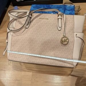 Michael Kors Beige Tote Bag